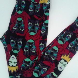 LULAROE DISNEY LEGGINGS ONE SIZE EVIL QUEEN